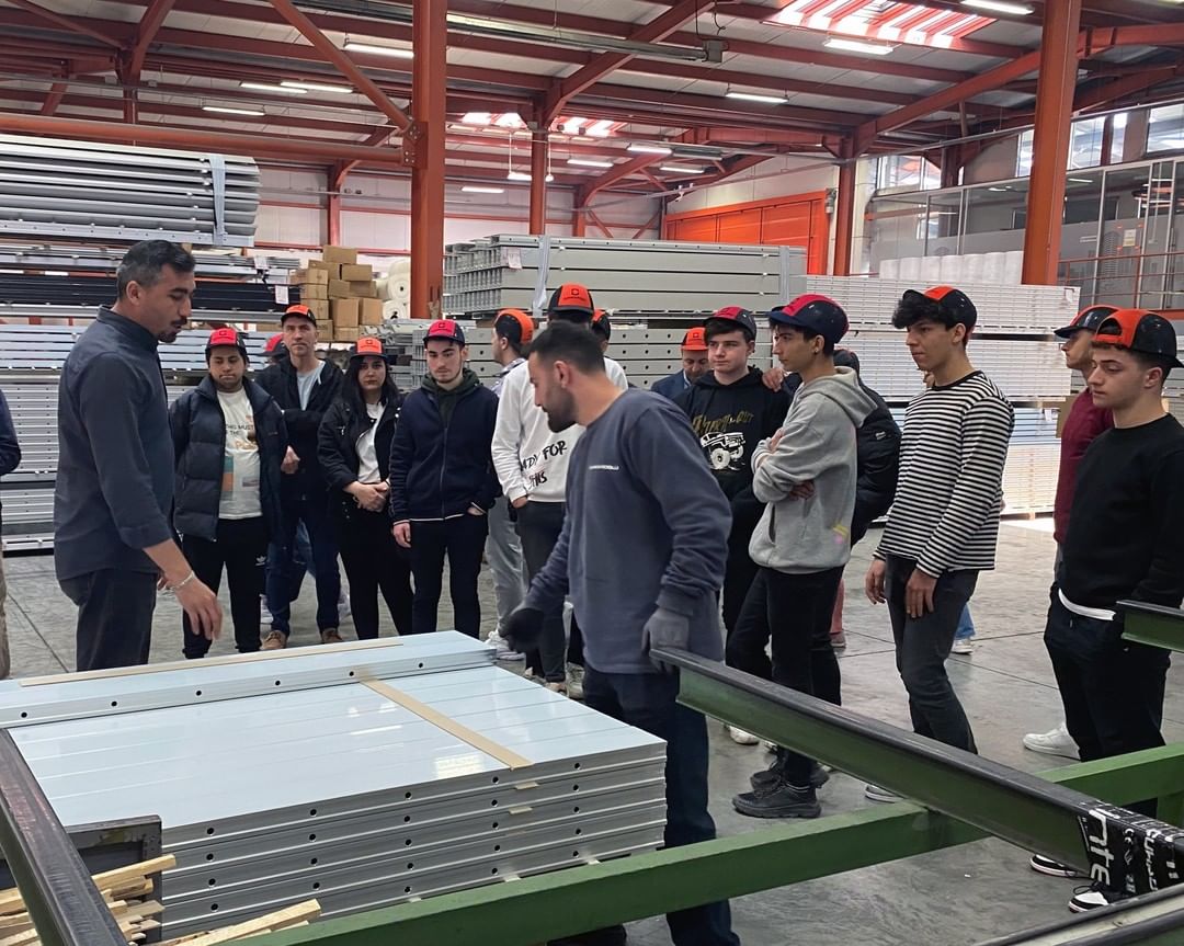 ISOV Industrial Vocational High School Facade Systems Assembly Students